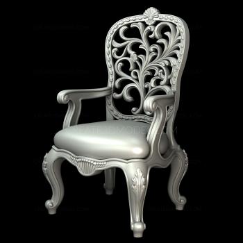 Chair (STUL_0126) 3D model for CNC machine